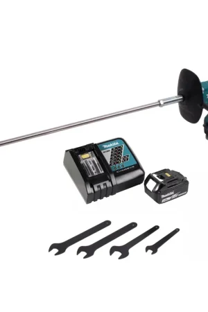 Nouvel Arrivage Makita DUT 130 RF1 Mélangeur sans fil 18V M14 Brushless + 1x batterie 3,0Ah + chargeur