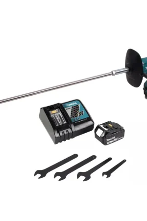 Certifié Makita DUT 130 RM1 Mélangeur sans fil 18V M14 Brushless + 1x batterie 4,0Ah + chargeur