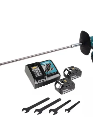 Makita DUT 130 RM Mélangeur sans fil 18V M14 Brushless + 2x batterie 4,0Ah + chargeur Expédition Rapide