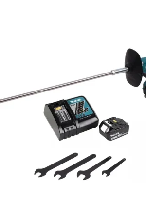 Quantité Limitée Makita DUT 130 RT1 Mélangeur sans fil 18V M14 Brushless + 1x batterie 5,0Ah + chargeur