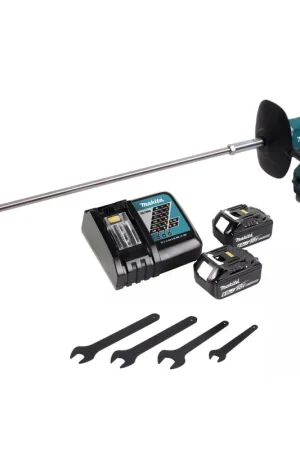 Makita DUT 130 RG Mélangeur sans fil 18V M14 Brushless + 2x batterie 6,0Ah + chargeur Acheter Direct