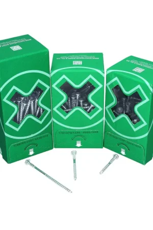 SPAX Vis réglable 6,0x120 mm, 100 pièces avec rainures d'entrainement, tête plate T-STAR Plus 4Cut WIROX ( 161010601205 ) Promotion