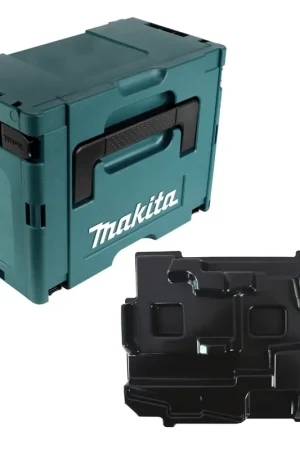 Makita MAKPAC 3 Mallette à outils avec insert pour BJV DJV 141 181 ( 821551-8 + 837789-5 ) Vente Directe