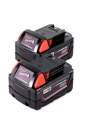 Dernier Modèle Kit de démarrage à batterie Milwaukee 18V avec 2x batterie M18 BX B3 3,0Ah (2x 4932352668)