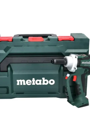 Certifié Metabo NP 18 LTX BL 5.0 Riveteuse sans fil 10kN 18V Brushless + Coffret MetaLoc - sans batterie, sans chargeur (619002840)