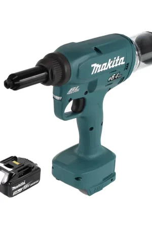 Makita DRV 250 F1 Outil de pose de rivets aveugles sans fil 18V 20kN brushless + 1x Batterie 3.0Ah - sans chargeur Commander Vite