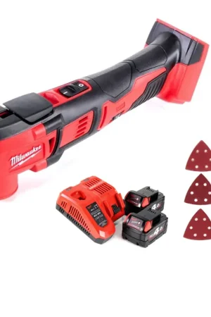 Outil multifonction Milwaukee M18 BMT-402C sur batterie 18V (4933446203) + 2x batterie 4,0Ah + chargeur Vente Directe