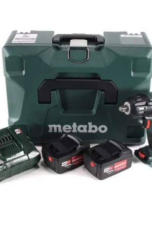 Visseuse à chocs sans fil Metabo SSW 18 LTX 400 BL 18 V 400 Nm 1/2" sans balais + 2x batterie 5,2 Ah + chargeur + métaBOX Achat Immédiat