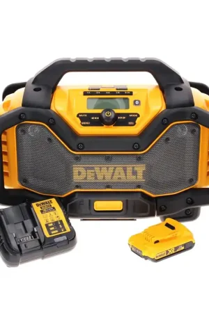 Offre Spéciale Radio sans fil DeWalt DCR 027 D1 DAB+ 10,8-18,0 V + 1 batterie 2,0 Ah + chargeur