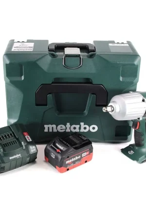 Achetez Aujourd'hui Visseuse à chocs sans fil Metabo SSW 18 LTX 600 18 V 600 Nm 1/2" + 1x batterie LiHD 8,0 Ah + chargeur + MetaLoc