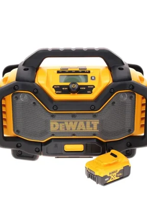Radio sans fil DeWalt DCR 027 N DAB+ 10,8-18,0 V + 1 batterie 5,0 Ah - sans chargeur Meilleur Choix