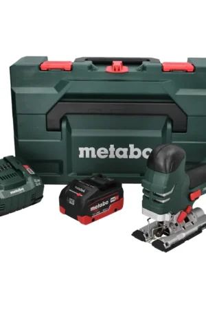 Petit Prix Metabo STA 18 LTX 140 Scie sauteuse sans fil 18V + 1x Batterie 8,0Ah + Chargeur + Coffret MetaBOX