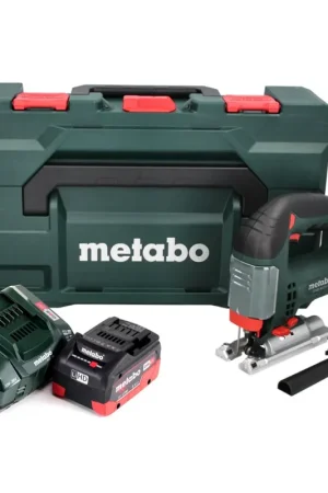 Usine Directe Metabo STAB 18 LTX 100 Scie sauteuse sans fil 18 V + 1x Batterie LiHD 5,5 Ah + Chargeur + Coffret MetaBOX
