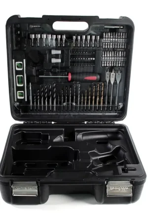 Usine Directe Mallette Makita noire avec jeu d'outils de 101 pièces pour BHP / DHP / BDF / DDF 343 453 452 456