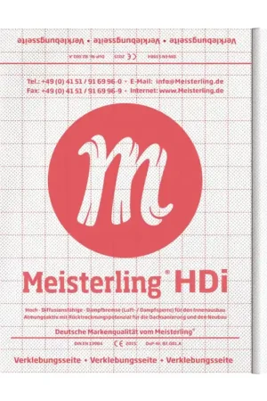 Meisterling HDi Déflecteur de vapeur respirant 1,5x50 m - Valeur SD : environ, 2 m (005100000110) Affaire À Saisir