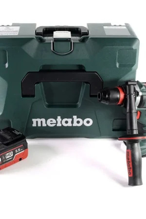 Réduction Metabo BS 18 LTX-3 BL QI perceuse-visseuse sans fil 18 V 120 Nm sans balais + 1x batterie LiHD 5,5 Ah + MetaLoc - sans chargeur