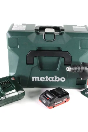 Livraison Express Visseuse à cloison sèche sans fil Metabo SE 18 LTX 4000 18 V 7 Nm 1/4" + 1 batterie LiHD 4,0 Ah + chargeur + MetaLoc
