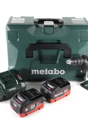 Visseuse à cloison sèche sans fil Metabo SE 18 LTX 4000 18 V 7 Nm 1/4" + 2x batterie LiHD 5,5 Ah + chargeur + MetaLoc Top Vente