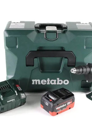 Visseuse à cloison sèche sans fil Metabo SE 18 LTX 4000 18 V 7 Nm 1/4" + 1 batterie LiHD 8,0 Ah + chargeur + MetaLoc Commander Vite