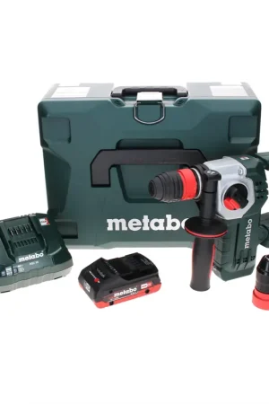Offre Spéciale Metabo KHA 18 LTX BL 24 Marteau combiné à batterie rapide 18 V 2,2 J SDS-plus sans balais + 1 batterie LiHD 4,0 Ah + chargeur + MetaLoc