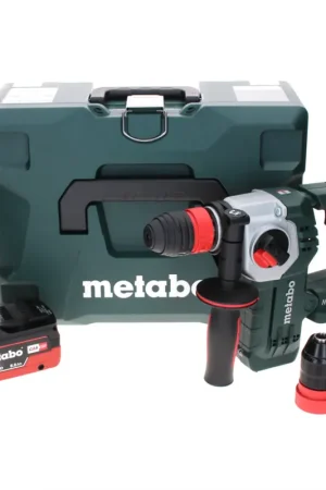 Metabo KHA 18 LTX BL 24 Marteau combiné à batterie rapide 18 V 2,2 J SDS-plus brushless + 1x batterie LiHD 8,0 Ah + MetaLoc - sans chargeur Promotion Saisonnière
