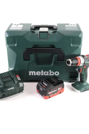 Satisfait Ou Remboursé Perceuse-visseuse sans fil Metabo BS 18 L BL Q 18 V 60 Nm sans balais + MetaLoc + 1 batterie LiHD 5,5 Ah + chargeur