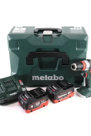 Perceuse-visseuse sans fil Metabo BS 18 L BL Q 18 V 60 Nm sans balais + MetaLoc + 2 batteries LiHD 5,5 Ah + chargeur Offre Exclusive