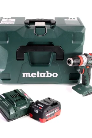 Perceuse-visseuse sans fil Metabo BS 18 L BL Q 18 V 60 Nm sans balais + MetaLoc + 1 batterie LiHD 8,0 Ah + chargeur Meilleur Choix