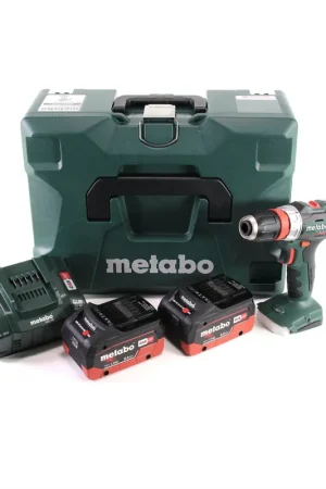 Prix Promo Metabo BS 18 L BL Q perceuse-visseuse sans fil 18 V 60 Nm sans balais + MetaLoc + 2x batterie 8,0 Ah LiHD + chargeur