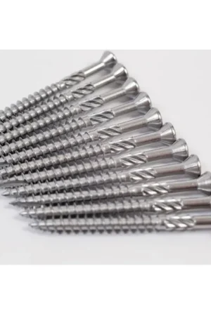 Acheter Direct Meisterling Vis pour terrasse 90° 5x40 mm, 1200 pcs., tête fraisée, filetage Torx 2/3, acier inoxydable VA (6x 0100100001)