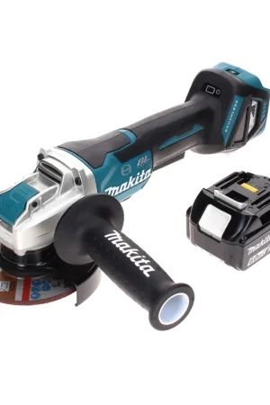Affaire À Saisir Makita DGA 519 G1 Meuleuse d'angle sans fil 18 V 125 mm Brushless X-Lock + 1x batterie 6,0 Ah - sans chargeur