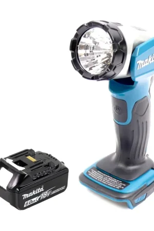 Offre Limitée Makita BML802G1 Lampe sans fil pour batteries 14,4 et 18V + 1x Batterie 6,0Ah - sans chargeur