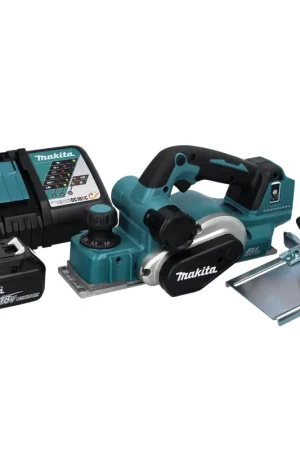Retour Gratuit Makita DKP 181 RM1 raboteuse sans fil 82 mm 18 V sans balais + 1x batterie 4,0 Ah + chargeur