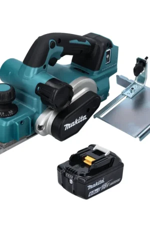 Meilleur Choix Makita DKP181G1 Rabot sans fil 82mm 18V Brushless + 1x Batterie 6,0 Ah - sans chargeur