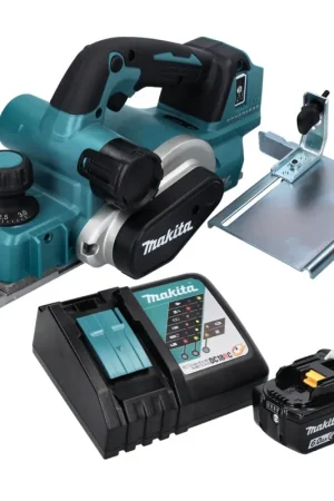 Commander Vite Makita DKP181RG1 Rabot sans fil 82mm 18V Brushless + 1x Batterie 6,0 Ah + Chargeur