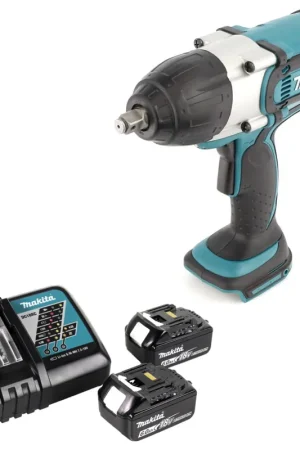 Usine Directe Makita DTW 450 RG Visseuse à chocs sans fil 18 V 440 Nm 1/2 "+ 2x Batteries 6,0 Ah + Chargeur