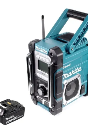 Makita DMR 106 G1 Radio de chantier à batterie 7,2 - 18 V + 1x batterie 6,0 Ah - sans chargeur Certifié