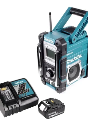 Makita DMR 106 RG1 radio de chantier à batterie 7,2 - 18 V + 1x batterie 6,0 Ah + chargeur Achetez Aujourd'hui