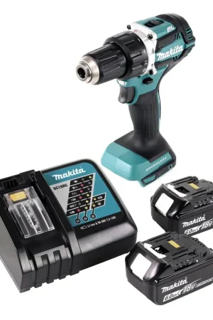 Prix Réduit Makita DDF 484 RG Perceuse-visseuse sans fil 18 V 54 Nm + 2x batterie 6,0 Ah + chargeur