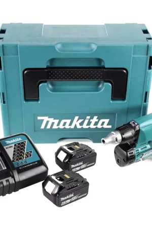 Makita DFS 450 ZJ 18 V Visseuse plaque de plâtre sans fil avec boîtier Makpac - sans Batterie, ni Chargeur Retour Gratuit