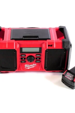 Milwaukee M18 JSR DAB+-401 Radio de chantier sur batterie / secteur 18 V + 1x batterie 4,0 Ah - sans chargeur Retour Gratuit