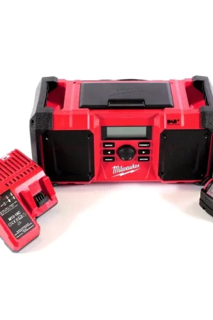 Milwaukee M18 JSR DAB+-501C batterie / radio de chantier 18 V + 1x batterie 5.0 Ah + chargeur Offre Limitée