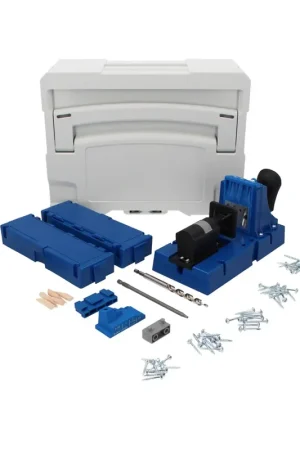 Nouvelle Collection KREG Jig K5 Gabarit de perçage, Master System Set complet de menuisier + Gabarit de perçage K5 + Socle + Accessoires + Systainer ( K5-EUR-SYS )