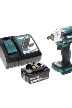 Usine Directe Makita DTW 300 RM1 Visseuse à chocs sans fil 18 V 330 Nm 1/2" Brushless + 1x Batterie 4.0 Ah + Chargeur