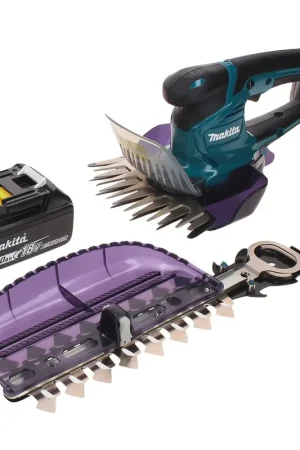 Prix Cassé Cisaille à gazon sans fil Makita DUM 604 T1X 18 V avec lame de cisaille à herbe et arbustes + 1x batterie 5,0 Ah - sans chargeur