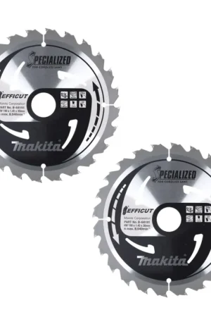 Makita CCM19024G SPECIALIZED EFFICUT Lame de scie 190 x 30 x 1,0 mm - 24 dents, pour bois - 2 pcs. (2x B-64191) Certifié