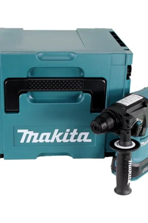 Soldes Makita DHR 242 ZJ Marteau perforateur sans fil 18V 2,0J SDS-plus Brushless + Makpac - sans batterie, sans chargeur