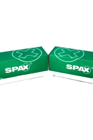 SPAX HI.FORCE Vis à bois 6,0 x 60 mm - Tête disque, Filetage partiel, Torx T-Star Plus T30, Wirox 4CUT, 200 pcs. ( 0251010600605 ) Prix Promo