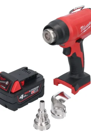 Nouveauté Milwaukee M18 BHG-401 Pistolet à air chaud sans fil 18 V 470 °C + 1x batterie 4,0 Ah - sans chargeur