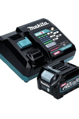 Makita Power Source Kit 40 V max. avec BL 4025 batterie 2,5 Ah XGT ( 191B36-3 ) + DC 40 RA chargeur rapide XGT LXT ( 191E07-8 ) Bon Plan